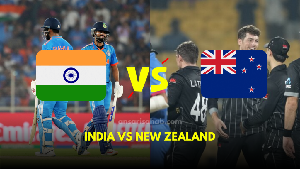 India vs New Zealand ICC Cricket World Cup 2023