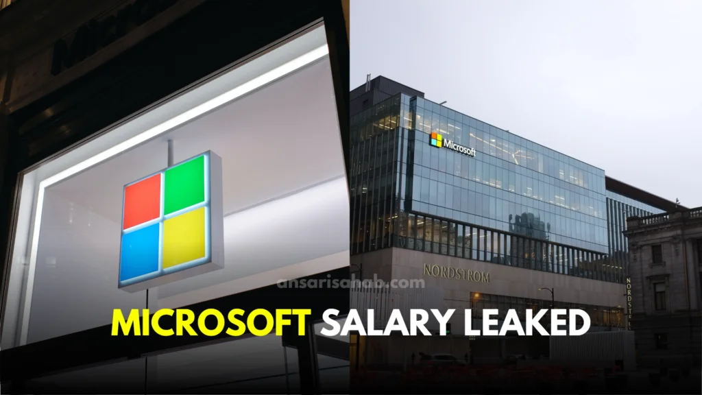 Microsoft salary leaked