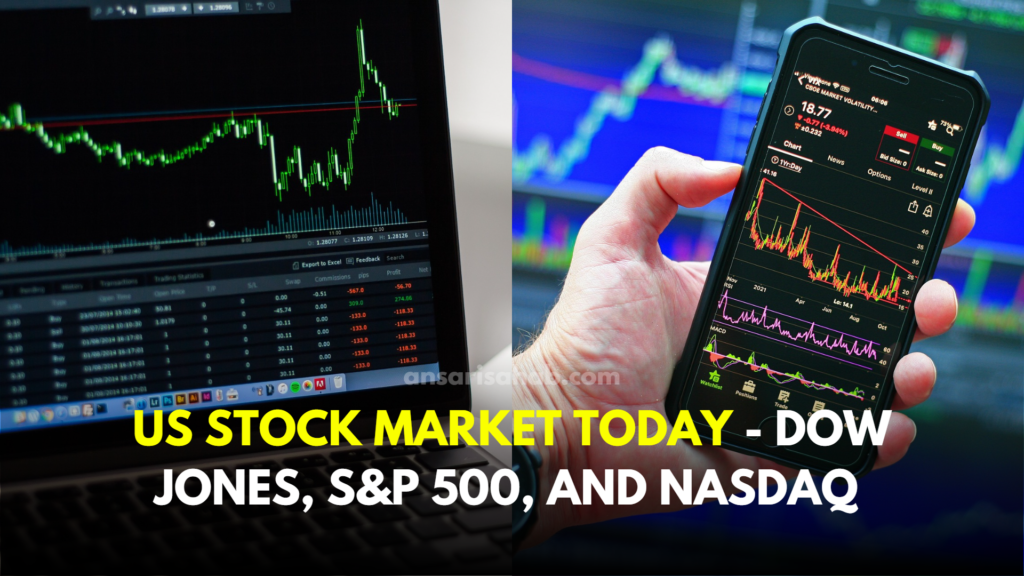 US stock market today