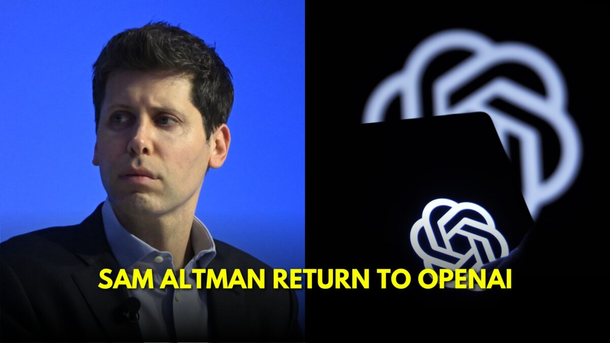 Sam Altman's return to openAi