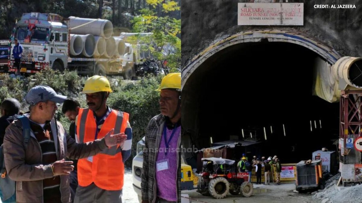 india trapped tunnel Collapse workers