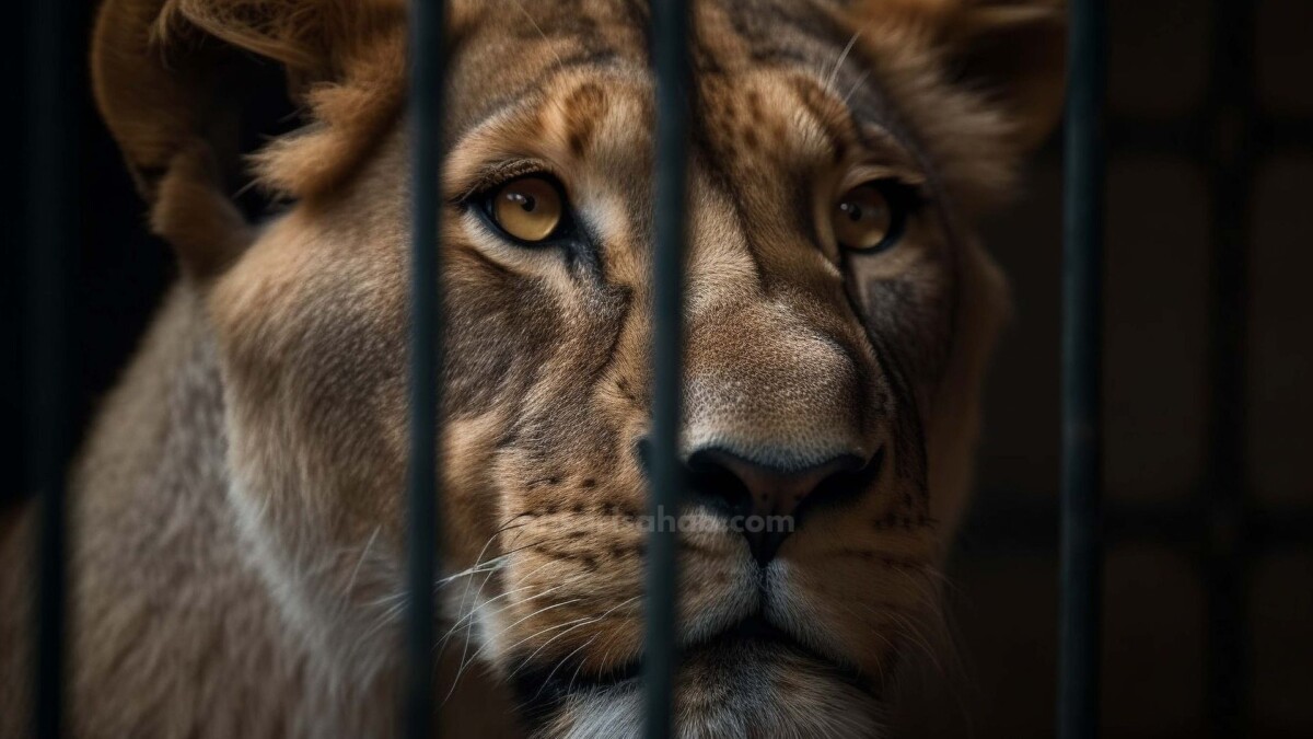 lion escapes circus italy