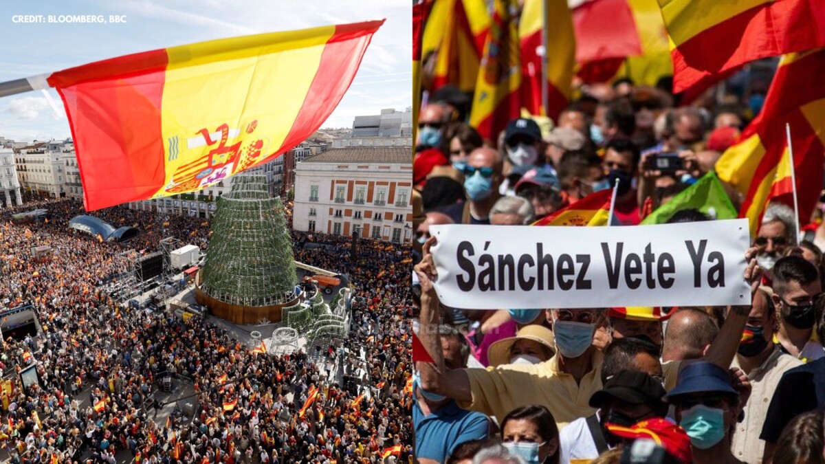 protests in madrid spain catalan amnesty today