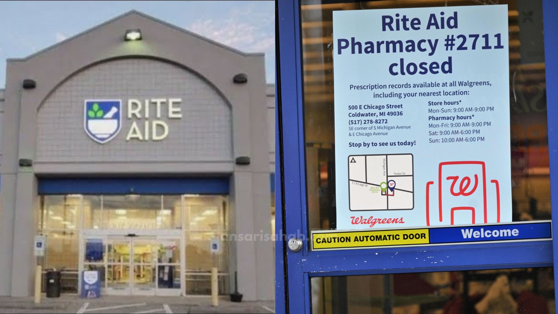 Rite Aid Pharmacy is Closing 167 Stores in an effort to restructure its