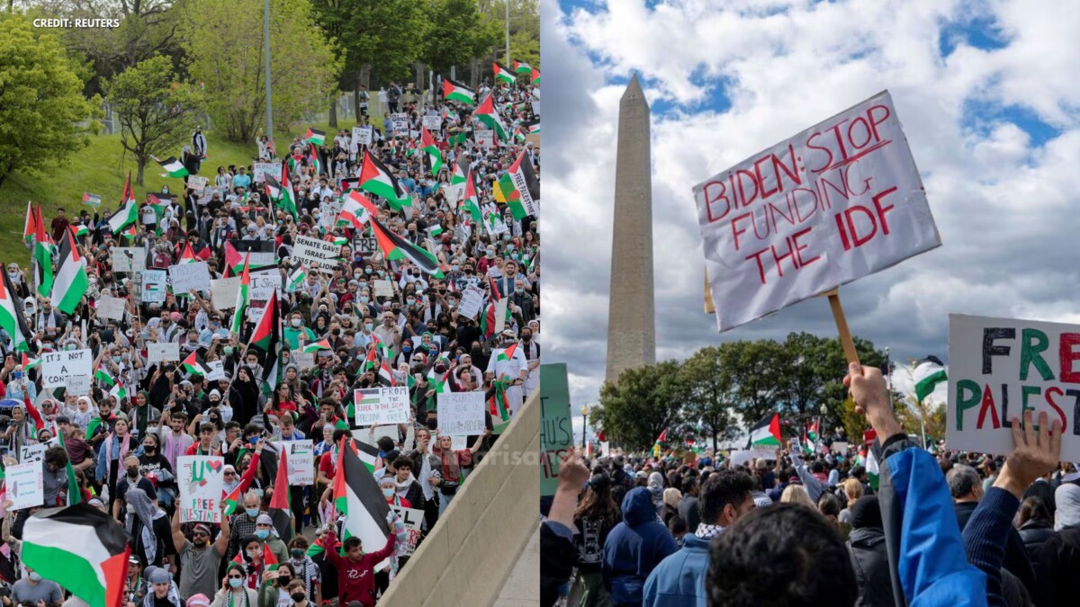 Muslim leaders protesting Biden at Michigan