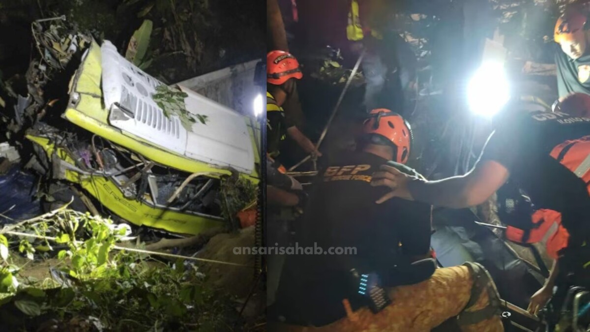 central philippines bus accident injured passenger