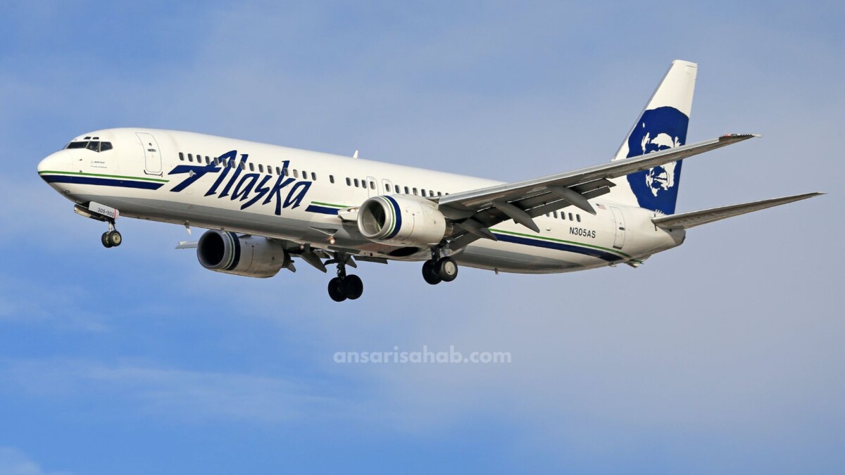 Alaska airlines boeing 737 max landing