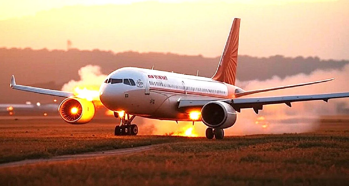 Air India Flight AI2913 Returns to Delhi After Engine Fire