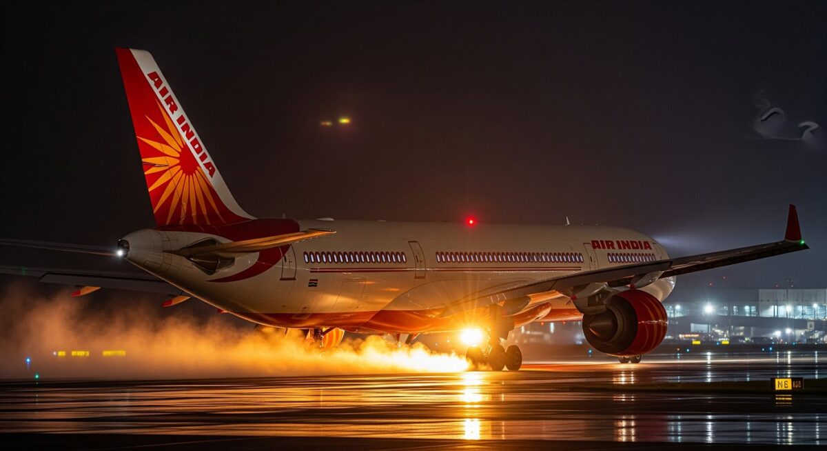 Air India Flight AI504 Aborts Takeoff