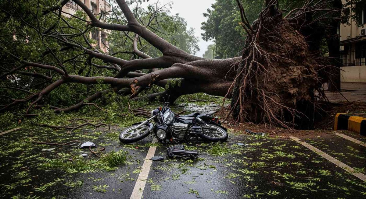 Delhi tree fall near Paras Chowk, B-Block, Kalkaji left a family shattered