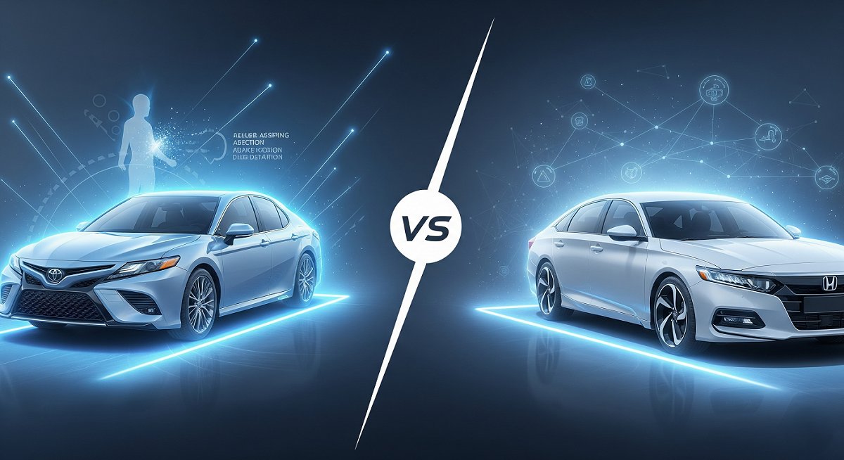 Family Sedan Safety Features Toyota Camry vs Honda Accord