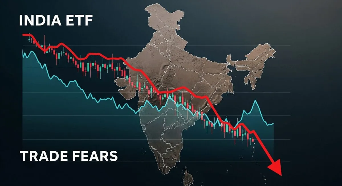 India ETF Falls Again After Trade Fears