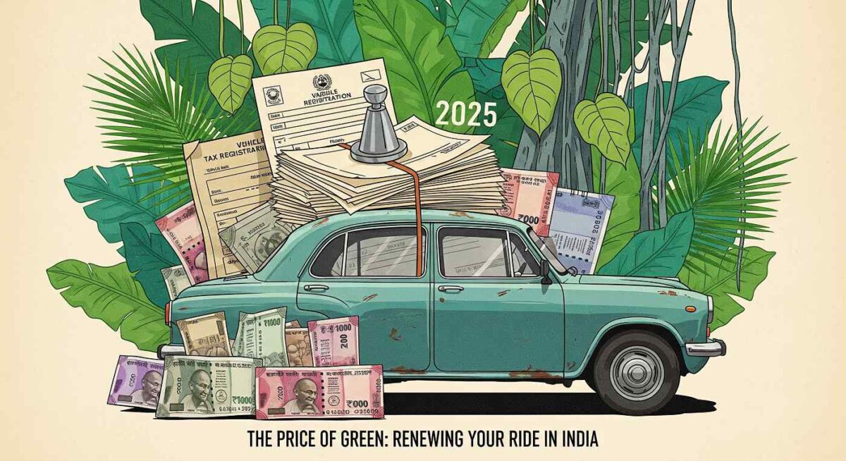 Registration Renewal Costs for 20-Year-Old Vehicles in India
