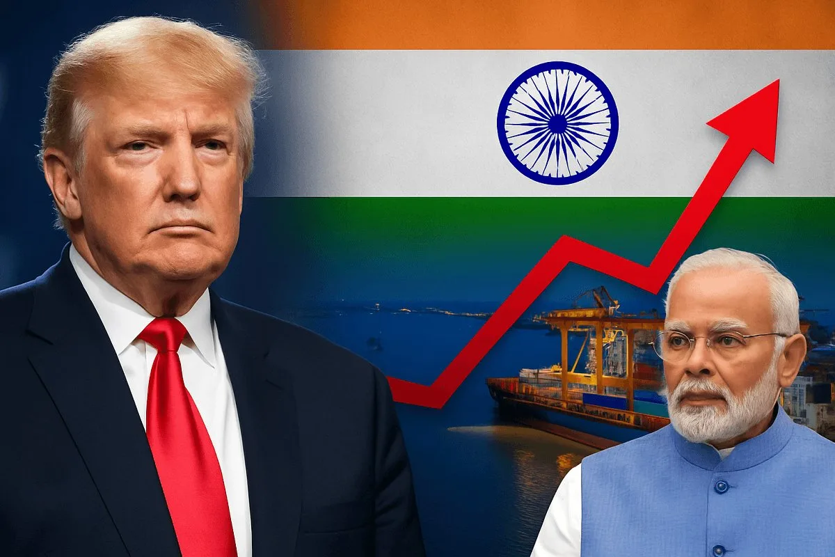 Trump trade war 25% to 50% tariffs on india