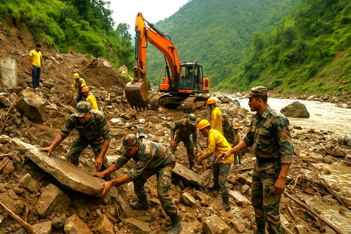 devastating cloudburst hit Kishtwar on August 16, 2025, causing floods, destruction, and loss of lives. Rescue teams are working round the clock.