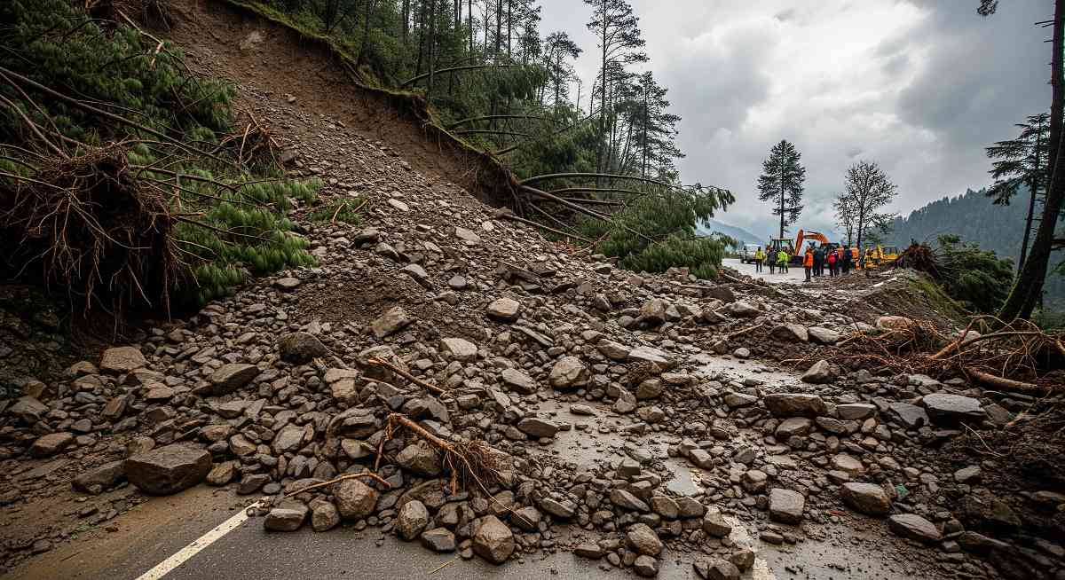 3 Dead, Several Injured: Heavy Rainfall Landslide in Himachal Pradesh’s Mandi