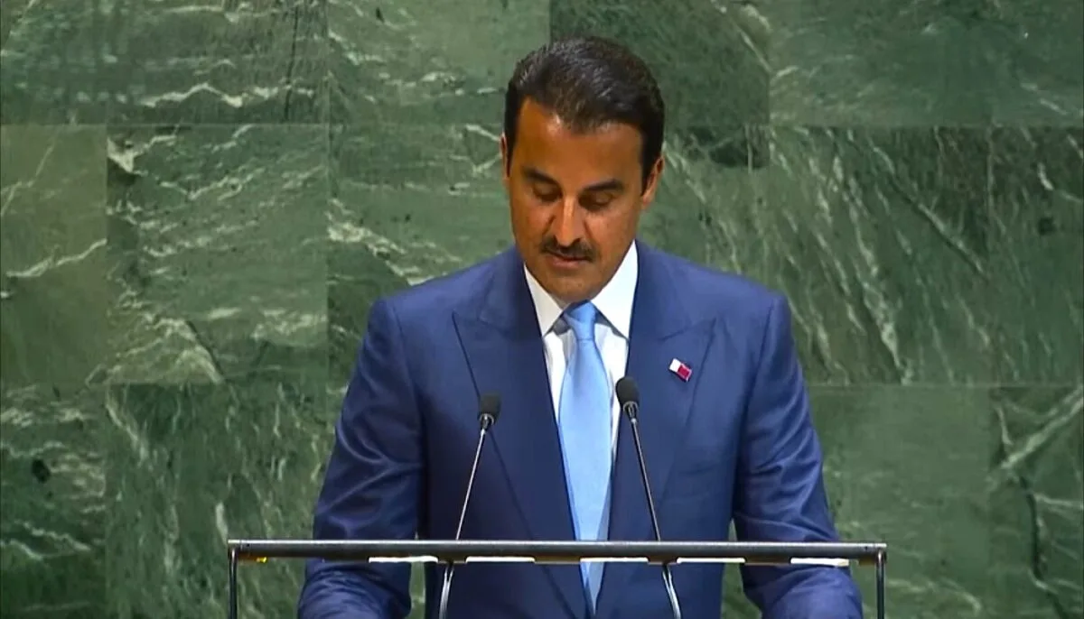 Qatar Emir Condemns Netanyahu at UNGA, Slams Israeli Actions in Gaza and Doha