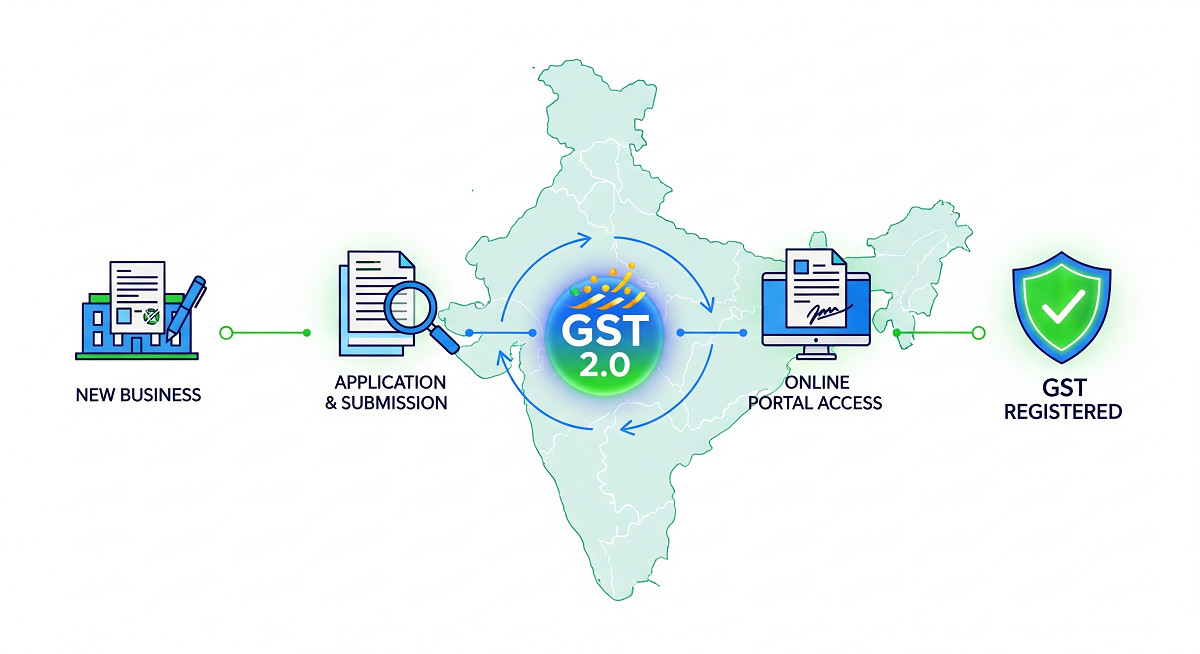 Step-by-Step GST 2.0 Registration Process for New Businesses
