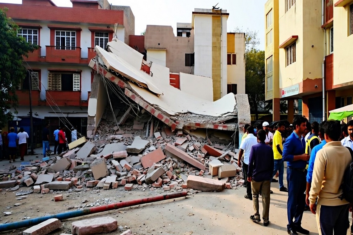 32-Year-Old Woman Dies as Portion of Uttam Nagar House Collapses in Delhi