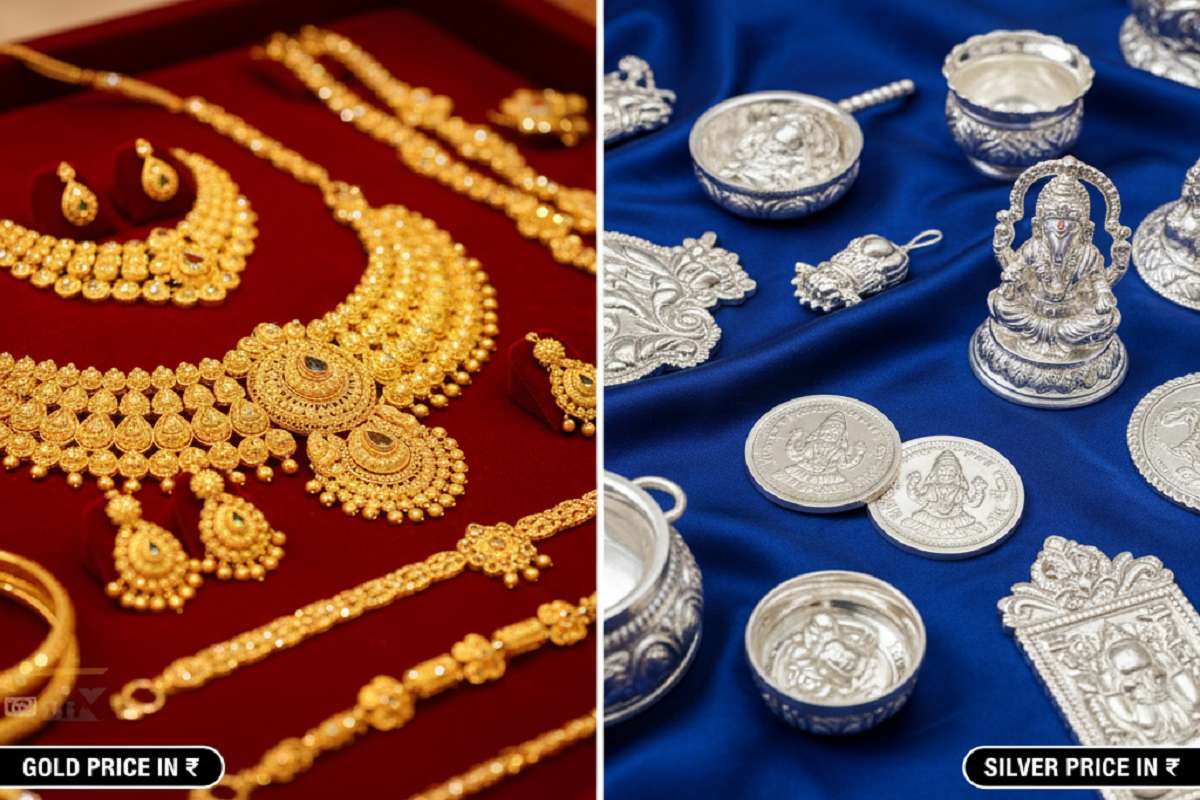 Gold Price and Silver Price in India Hit Record Highs Ahead of Dhanteras and Diwali