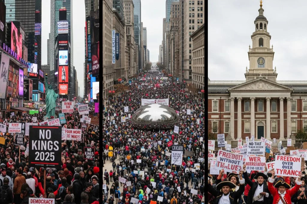 No Kings Protest 2025: Millions Rally Nationwide in NYC, Chicago