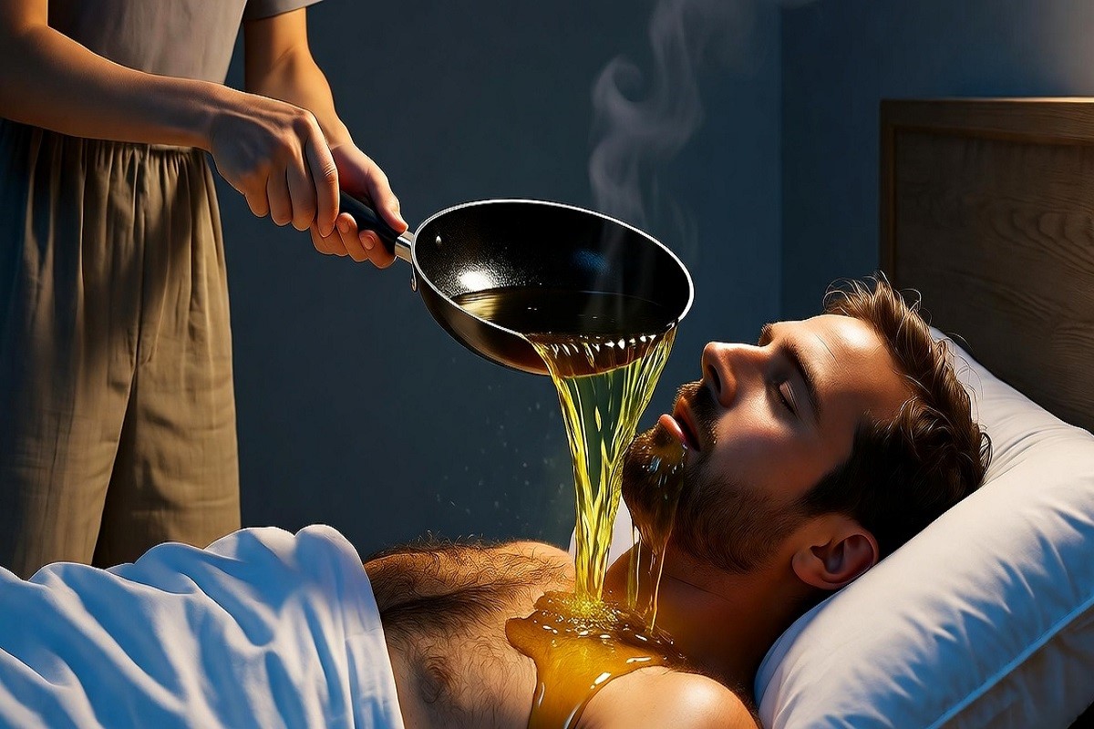 Pregnant Delhi woman pours hot oil on sleeping husband during midnight argument, victim in ICU