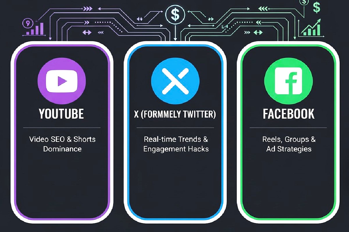 Social Media Algorithms 2025: Mastering YouTube, X & Facebook for Reach and Monetization