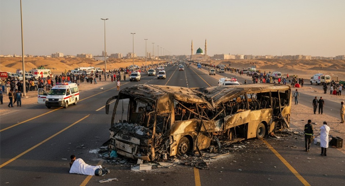 45 Indians Killed in Saudi Bus Crash Near Madina What We Know About the Makkah-Medina Road Accident