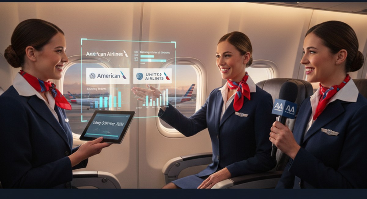 American Airlines Flight Attendants 2025 Salary, Jobs, Training Schools, Hiring Rules, and How They Compare with Delta and United Airlines