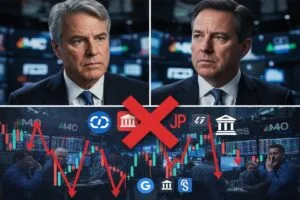 Stock Market Correction 2025 Why Jamie Dimon and Ted Pick Warn of a 10-20% Pullback as Tech Sell-Off Hits Banking Stocks