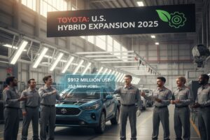 Toyota’s $912 Million U.S. Investment Explained Why the Automaker Is Expanding Hybrid Production and Creating 252 New Jobs in 2025