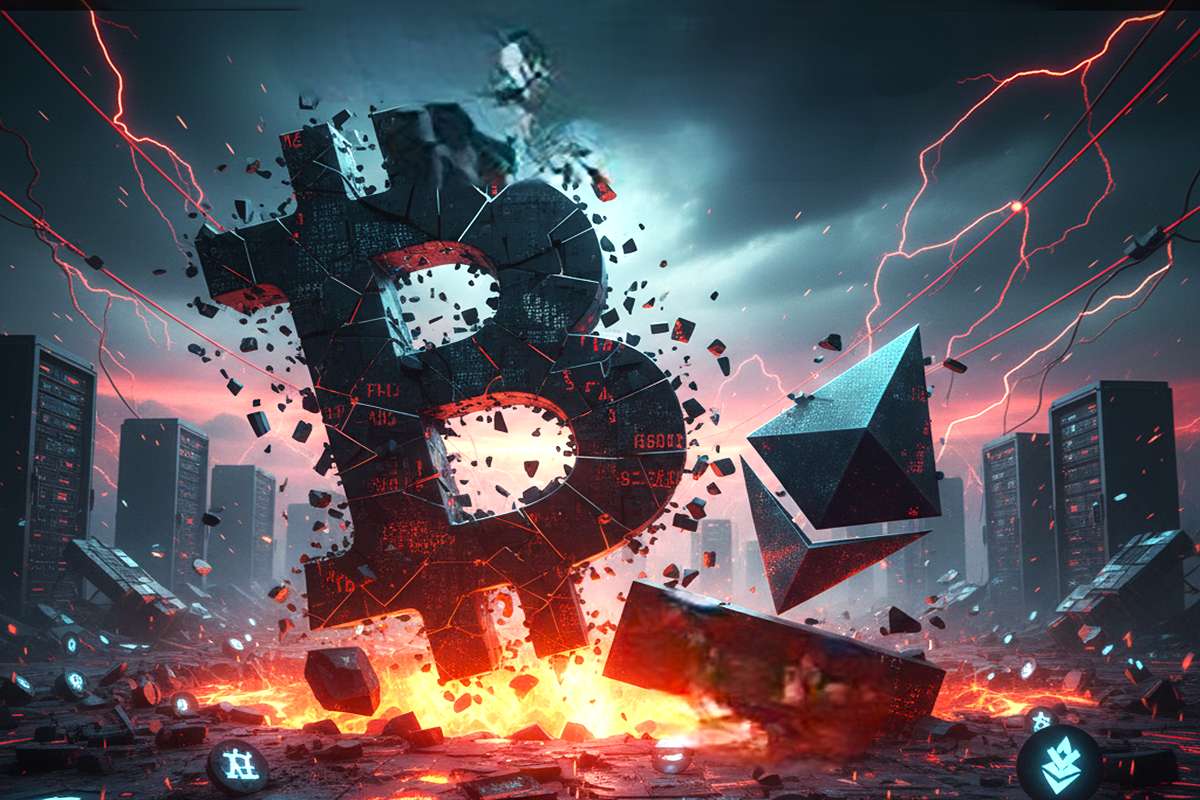 $140 Billion Crypto Market Crash Bitcoin Drops 5%, Ethereum Falls Below $3,000 as Mass Liquidations Trigger Sudden Monday Sell-Off