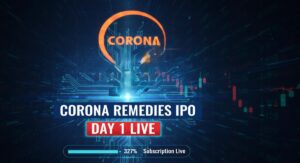 Corona Remedies IPO Day 1 Live GMP Holds