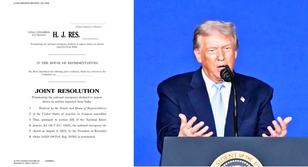 Deborah Ross, Marc Veasey, and Raja Krishnamoorthi Resolution to End Trump’s 50% Tariffs on Indian Imports and Protect US Jobs in 2025