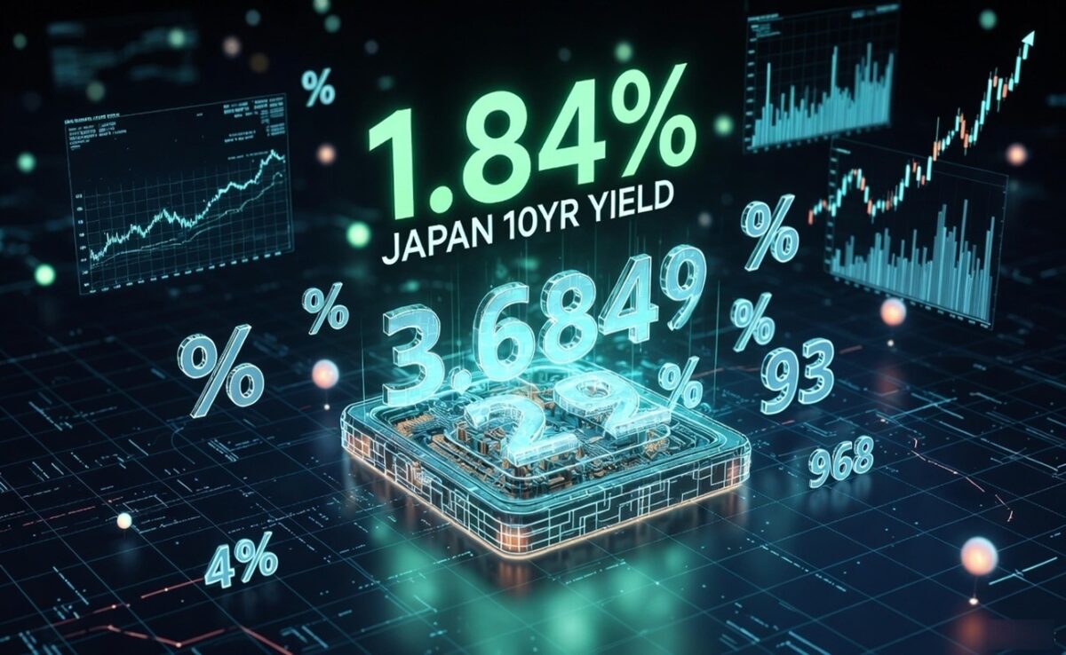 Japan 10-Year Bond Yield Hits 1.84%, Highest Since 2008 as Yen Carry Trade Unwinds and Global Markets Brace for Repricing Risks