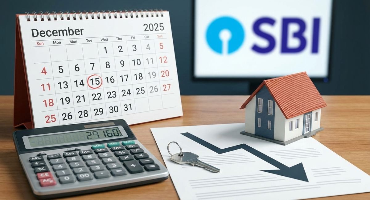 SBI EBLR Reduced to 7.90% Effective December 15 2025 How Much Will Your Home Loan EMI Drop After Latest Rate Cut