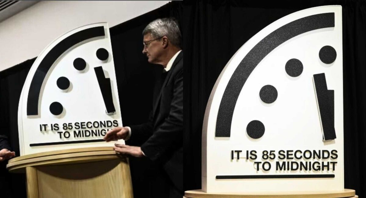 Doomsday Clock Atomic Scientists 2026 Warning Now 85 Seconds to Midnight Amid Nuclear Risks, AI Threats, and Escalating Global Conflicts