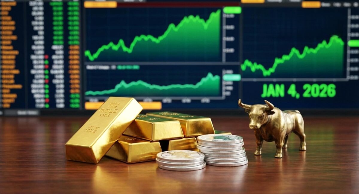 Gold Price Today January 4 2026 at $4,345 per Ounce with Silver Near $73.50