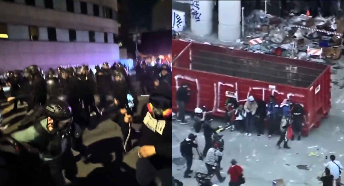 Los Angeles ICE Out Protests Escalate Clashes, Tear Gas, and Arrests Outside Downtown Detention Center Amid Nationwide Anti Trump Immigration Crackdown